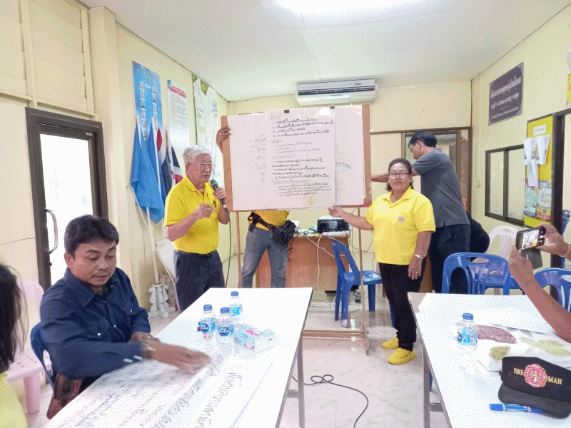 เทศบาลตำบลฉวาง สนับสนุนงบประมาณ ศูนย์ภัยพิบัติโดยชุมชนเทศบาลตำบลฉวาง และสภาองค์กรชุมชนเทศบาลตำบลฉวาง