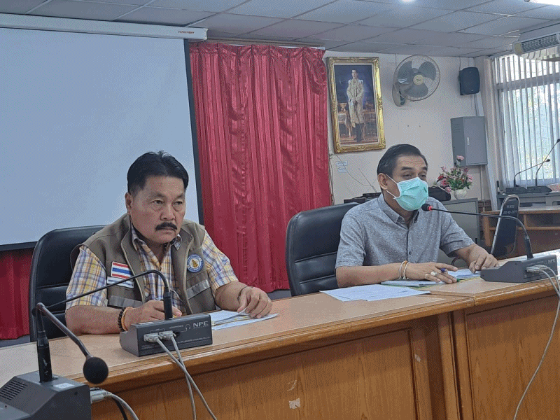 เทศบาลตำบลฉวาง ประชุมการปฏิบัติงานด้านต่างๆ ของเทศบาล