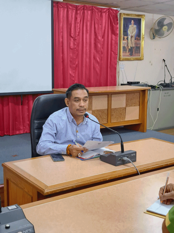 เทศบาลตำบลฉวาง ประชุมการปฏิบัติงานด้านต่างๆ ประจำเดือน