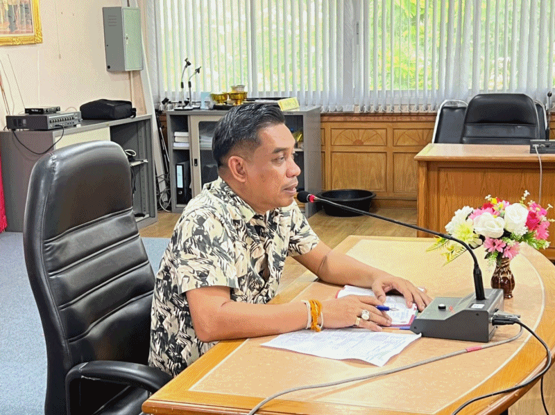 เทศบาลตำบลฉวาง ประชุมการปฏิบัติงานด้านต่างๆ ประจำเดือน