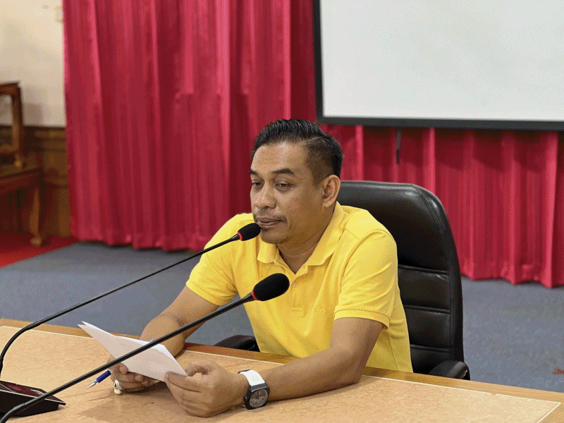 เทศบาลตำบลฉวาง ประชุมการปฏิบัติงานด้านต่างๆ ประจำเดือน