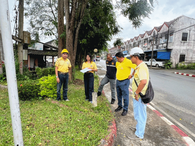 เทศบาลตำบลฉวาง ร่วมอบจ.นครศรีธรรมราช ตรวจการติดตั้งระบบ CCTV พื้นที่เขตเทศบาลตำบลฉวาง