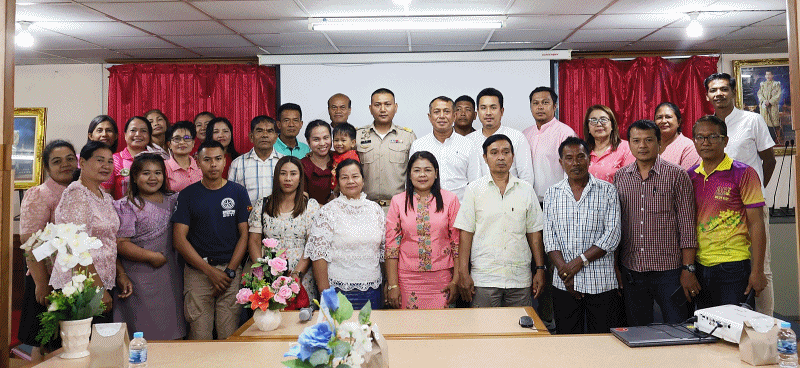 เทศบาลตำบลฉวาง ต้อนรับพนักงานเทศบาลโอนย้ายมาปฏิบัติงาน