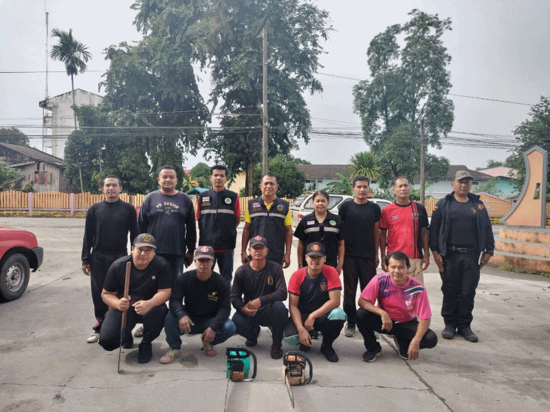 เทศบาลตำบลฉวาง เตรียมความพร้อมการออกปฏิบัติงานพื้นที่เพื่อช่วยเหลือประชาชน จากเหตุวาตภัย