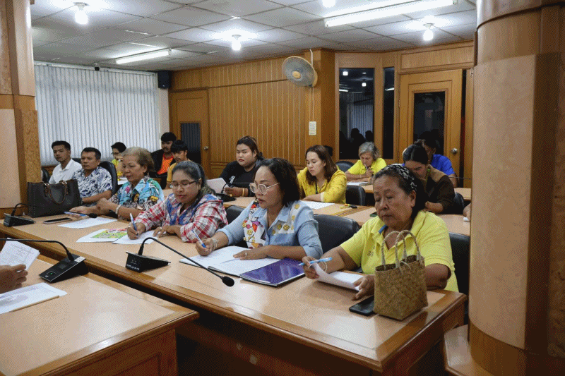 เทศบาลตำบลฉวาง ประชุมการจัดการแข่งขันกีฬาชุมชนสัมพันธ์ ประจำปี 2568