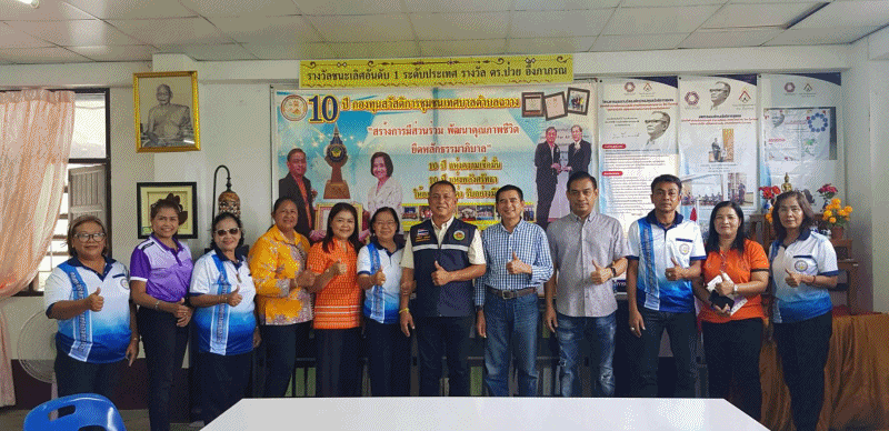 เทศบาลตำบลฉวาง ติดตามการดำเนินงานการอุดหนุนงบประมาณกลุ่มองค์กรต่างๆ