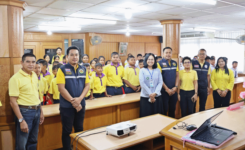 เทศบาลตำบลฉวาง จัดโครงการรณรงค์ควบคุมการสูบบุหรี่ และดื่มแอลกอฮอล์ ประจำปี 2568
