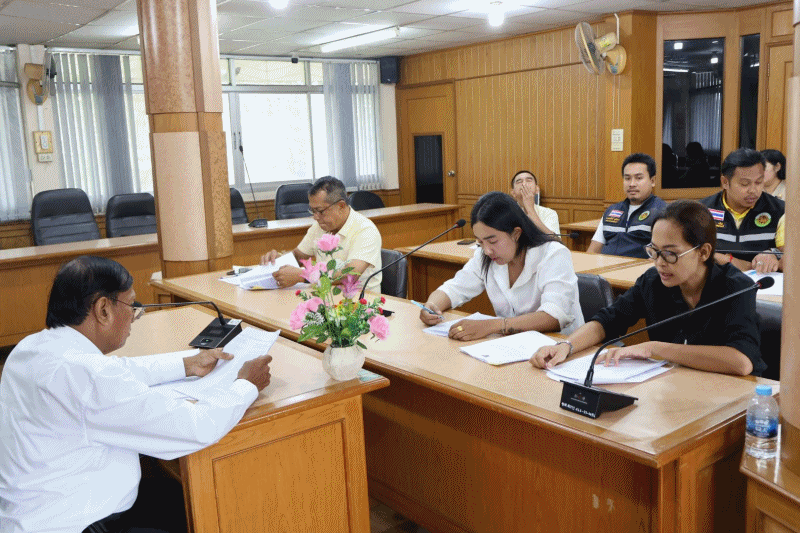 เทศบาลตำบลฉวาง เข้าร่วมประชุมคณะกรรมการแปรญัตติร่างเทศบัญญัติ งบประมาณรายจ่าย ประจำปีงบประมาณ พ.ศ. 2569