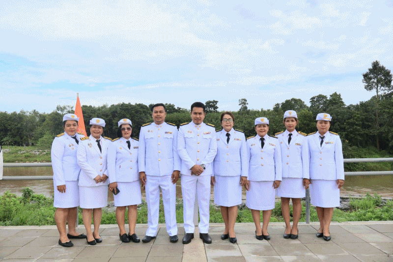 เทศบาลตำบลฉวาง เข้าร่วมพิธีอัญเชิญถ้วยรางวัลพระราชทานฯ การแข่งขันเรือยาว งานประเพณีลากพระและแข่งขันเรือยาววันออกพรรษา