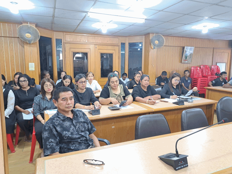 เทศบาลตำบลฉวาง ประชุมการปฏิบัติงานด้านต่างๆ ประจำเดือน