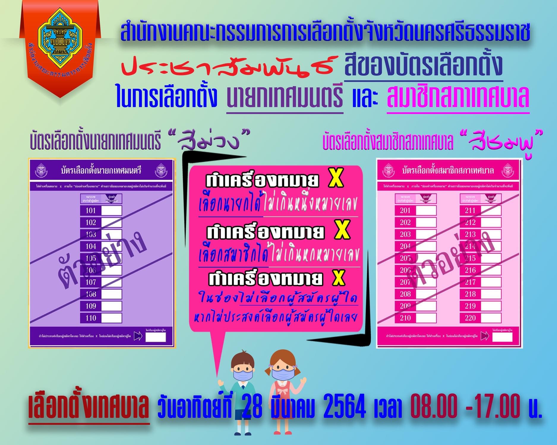 เลือกตั้ง 28 มีนาคม 2564