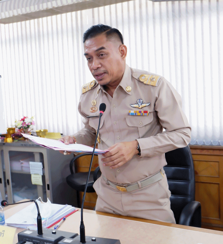 การประชุมสภาเทศบาลตำบลฉวาง สมัยสามัญ สมัยที่ 4 ครั้งที่ 1 ประจำปี 2565