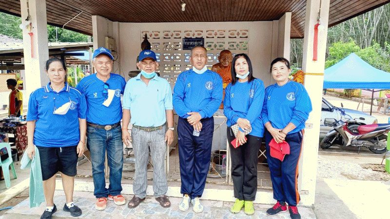 เทศบาลตำบลฉวาง ร่วมแข่งขันกีฬาเปตอง งานกีฬานักเรียนและประชาชนอำเภอฉวาง