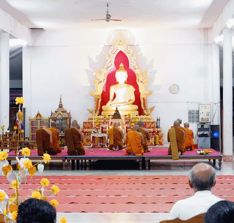 เทศบาลตำบลฉวาง จัดพิธีเวียนเทียนเนื่องในวันมาฆบูชา เพ็ญเดือน 3 ประจำปี 2566