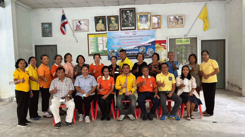 เทศบาลตำบลฉวาง ร่วมประชุมอบรมเชิงปฏิบัติการโครงการปลูกและกินฝักปลอดภัย เพื่อคนสูงวัยชุมชนบ้านทุ่งลาด