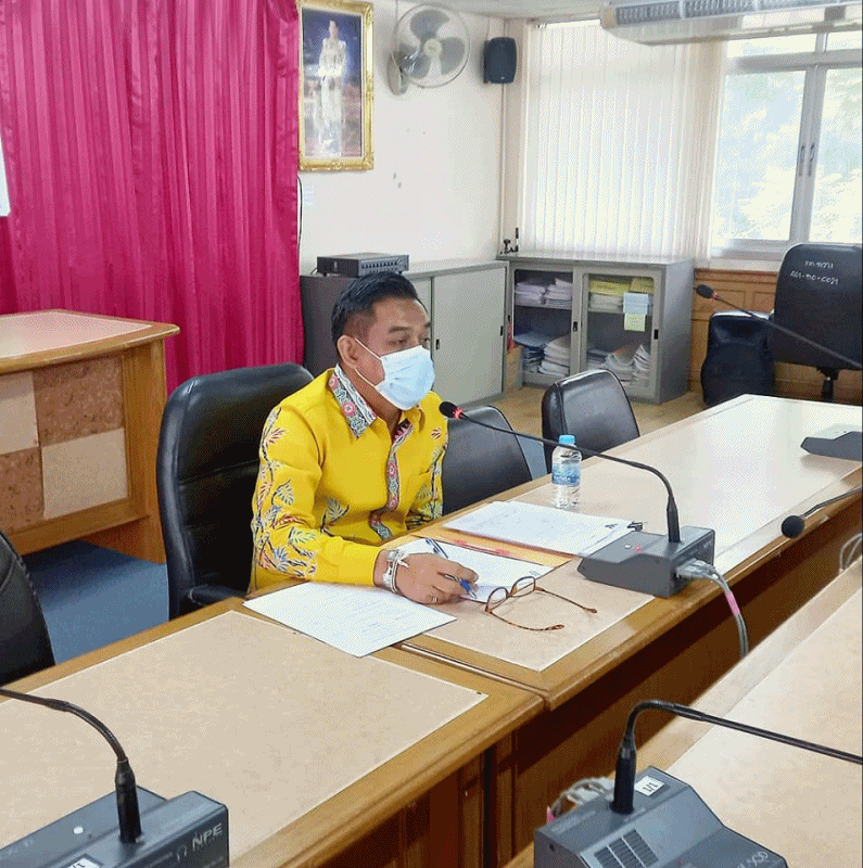 เทศบาลตำบลฉวาง ประชุมการดำเนินงานด้านต่างๆ ของเทศบาล