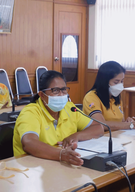 เทศบาลตำบลฉวาง ประชุมการดำเนินการโครงการพัฒนาประสิทธิภาพการปฎิบัติงาน