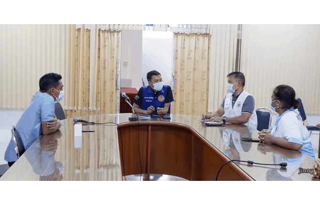 การประชุมรับมือผู้ติดเชื้อไวรัสโคโรน่า 2019 ในพื้นที่เขตเทศบาลตำบลฉวาง