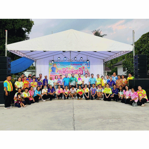เทศบาลตำบลฉวาง สืบสานงานประเพณีสงกรานต์66 วัดวังม่วง