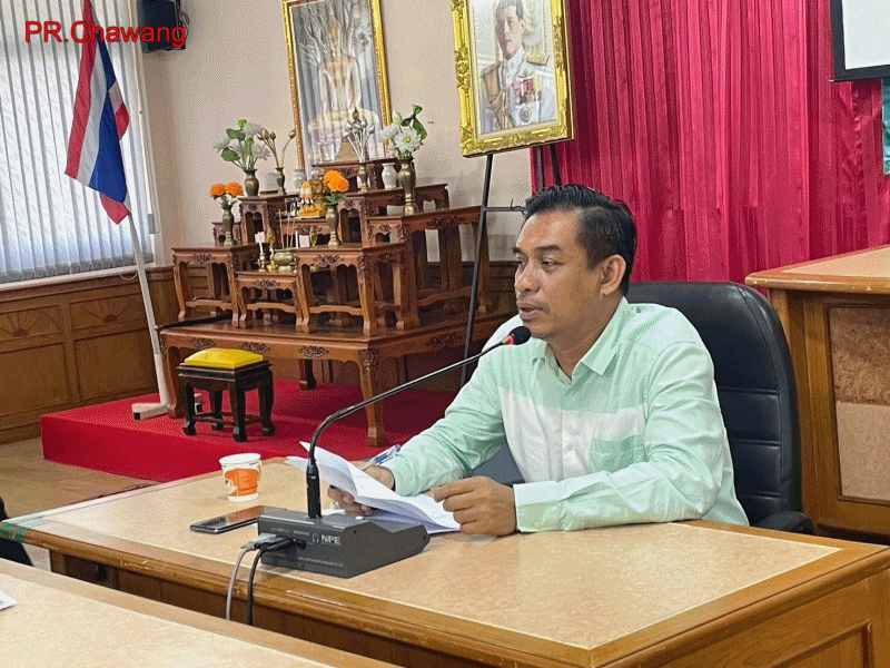 ทศบาลตำบลฉวาง ประชุมการปฏิบัติงานด้านต่างๆ ประจำเดือน