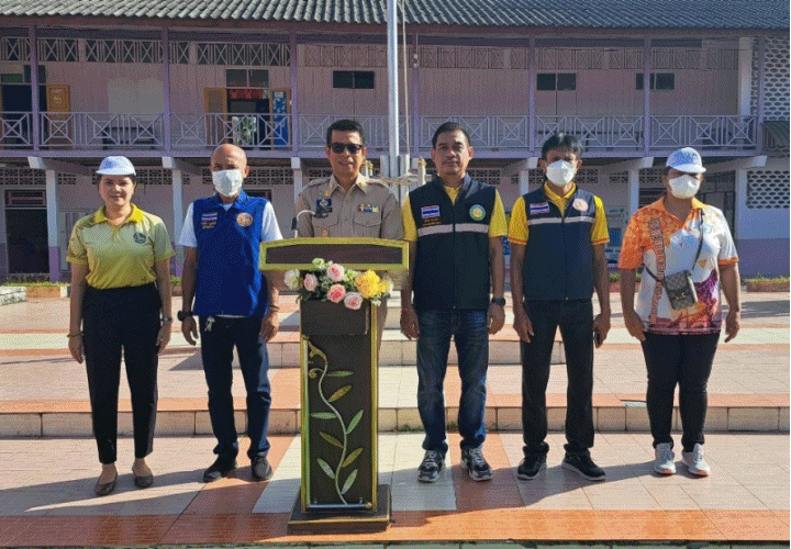 เทศบาลตำบลฉวาง ร่วมเดินรณรงค์วันต่อต้านยาเสพติดโรค โรงเรียนฉวาง