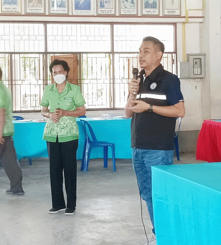 เทศบาลตำบลฉวาง เข้าร่วมการประชุมประจำเดือนชมรมผู้สูงอายุ เทศบาลตำบลฉวาง