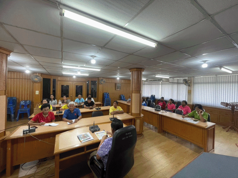 เทศบาลตำบลฉวาง ประชุมการจัดโครงการสืบสานประเพณีวันตรุษจีน ประจำปี 2567