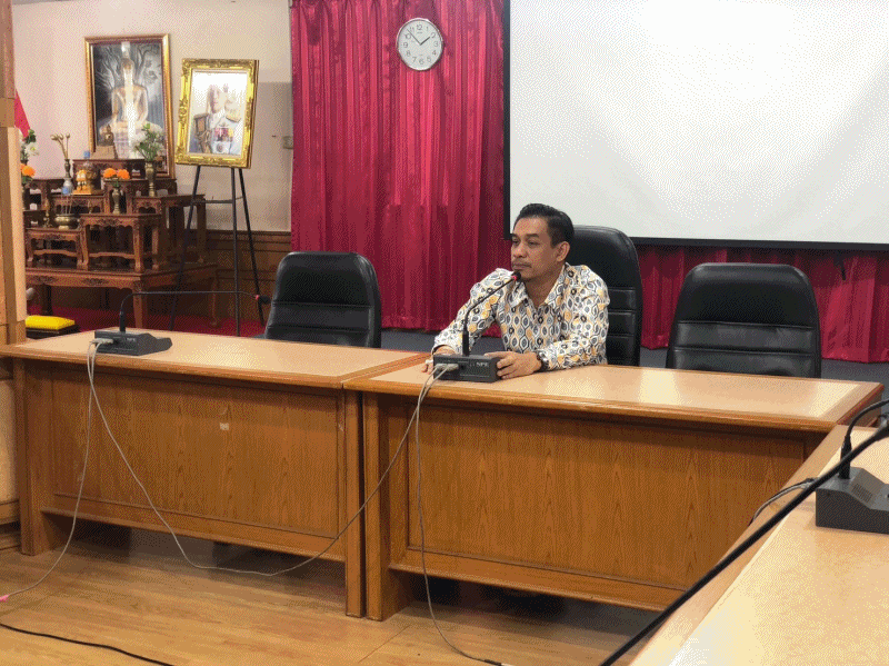เทศบาลตำบลฉวาง ประชุมการจัดงานประเพณีลอยกระทง ประจำปี 2566