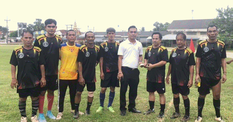 เทศบาลตำบลฉวาง ร่วมแข่งขันกีฬาฟุตบอล งานกีฬานักเรียนและประชาชนอำเภอฉวาง