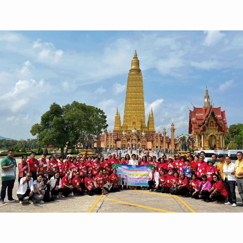 เทศบาลตำบลฉวาง จัดการฝึกอบรมและทัศนศึกษาดูงาน กลุ่มผู้สูงอายุเทศบาลตำบลฉวาง ประจำปี 2566